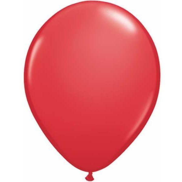 QUALATEX BALLOON STANDARD RED 5" - 100S 5" Standard