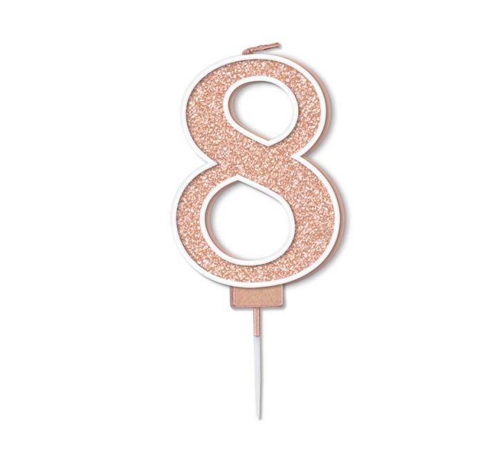 OT SPARKLING FIZZ CANDLE ROSE GOLD NO.8