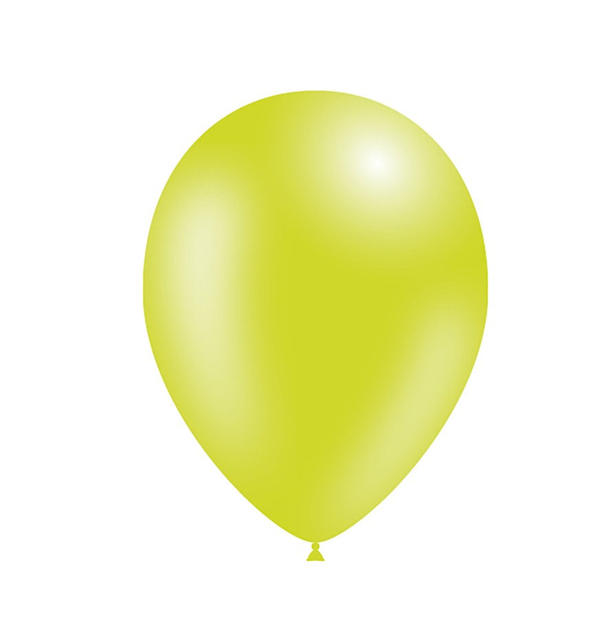 DT BALLOON F/LIME GREEN 100S - 5"