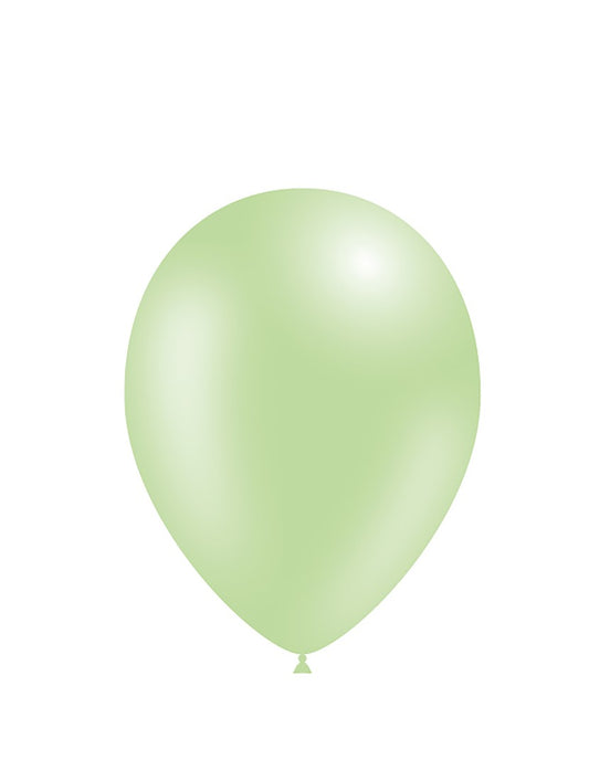 DT BALLOON F/PASTEL GREEN 100S - 5"