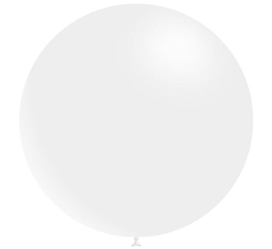 DT METALLIC BALLOON WHITE 2S - 36"