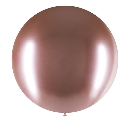 DT CHROMIUM BALLOON RGOLD 3S - 24"