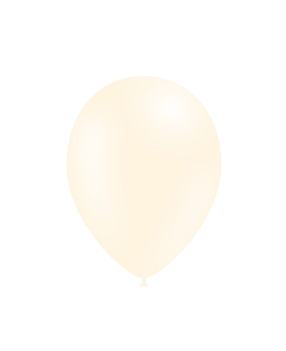 DT METALLIC BALLOON IVORY 100S - 5"