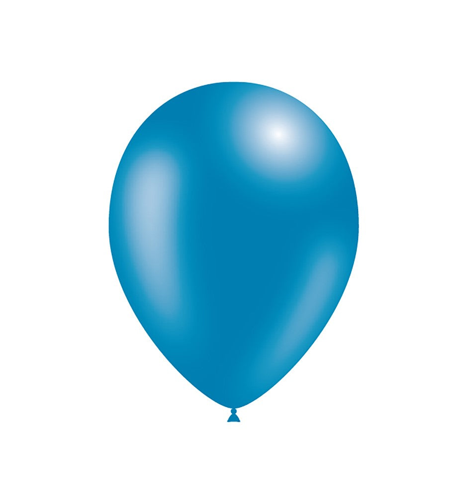 DT METALLIC BALLOON BLUE 100S - 5"