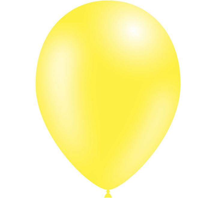 DT BALLOON F/YELLOW 50S - 11"