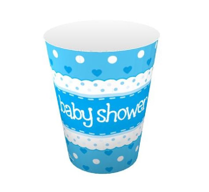 OT BABY SHOWER BLUE CUPS 9OZ - 8S