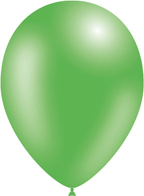 DECOTEX METALLIC BALLOON LIME GREEN 11" - 50S