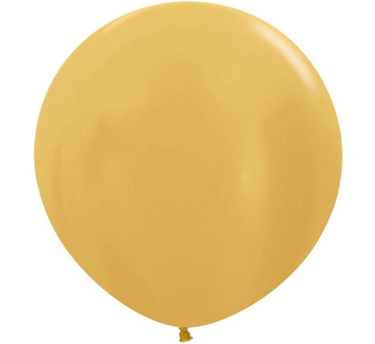 SEMPERTEX BALLOON METALLIC GOLD 24" - 3S