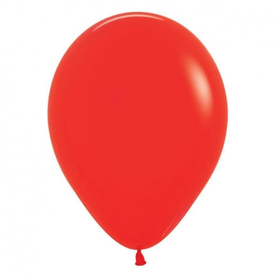 ST BALLOON F/RED 50S - 12"