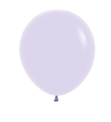 ST BALLOON PASTEL/M LILAC 25S - 18"