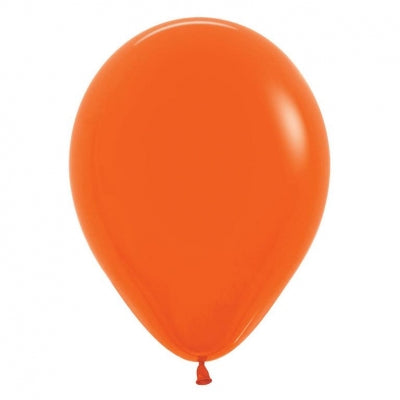 ST BALLOON F/ORANGE 50S - 12"