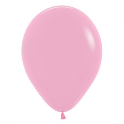 ST BALLOON F/PINK 50S - 12"