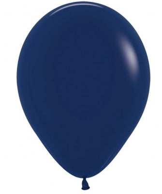 ST BALLOON F/NAVY BLUE 50S - 12"