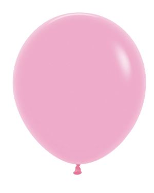 ST BALLOON F/PINK 25S - 18"