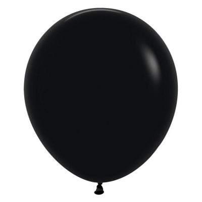 ST BALLOON F/BLACK 25S - 18"