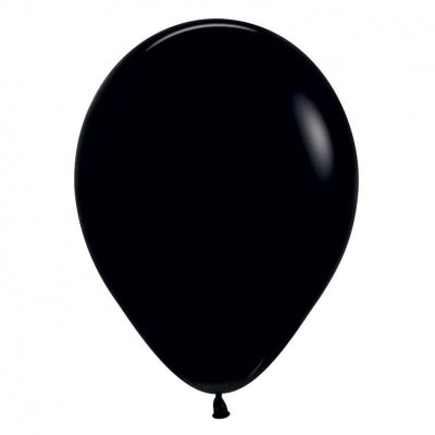 ST BALLOON F/BLACK 50S - 12"