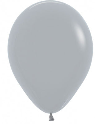 ST BALLOON F/GREY 50S - 12"