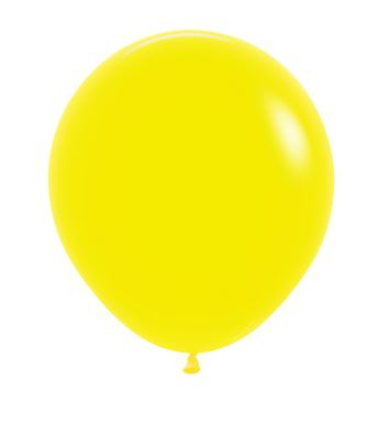 SEMPERTEX BALLOON FASHION YELLOW 18" - 25S