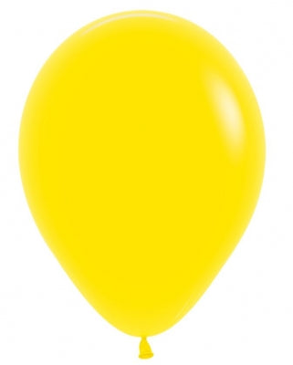 ST BALLOON F/YELLOW 50S - 12"