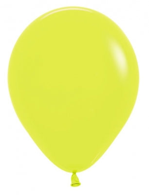 SEMPERTEX BALLOON NEON YELLOW 5" - 100S