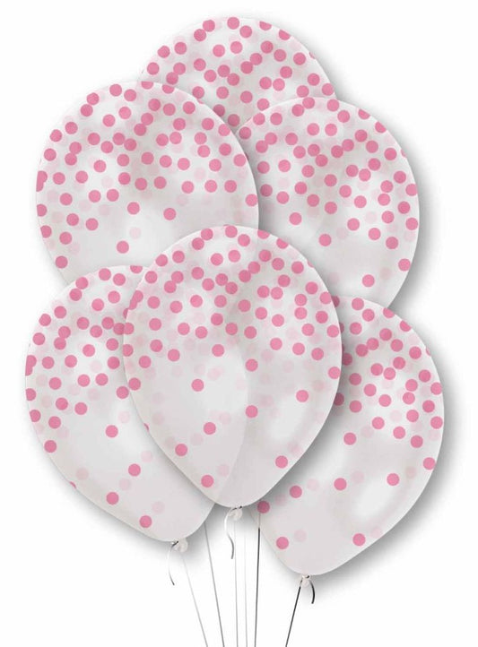 AS CONFETTI BALLOON PINK11" -  6S