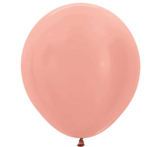 SEMPERTEX BALLOON METALLIC ROSE GOLD 18" - 25S