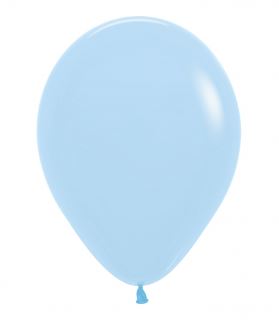 ST BALLOON PASTEL/M BLUE 50S - 12"