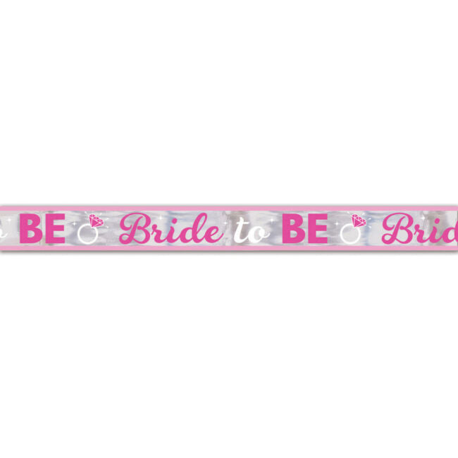 AS HEN PARTY BRIDE TO BE FOIL BANNERS