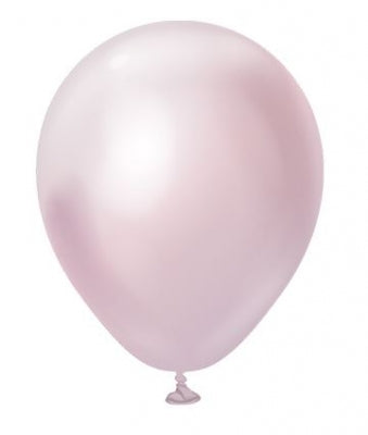 KS BALLOON M/PINK GOLD 100S - 5"