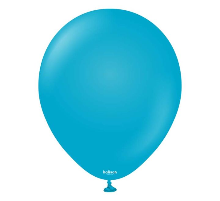 KS BALLOON R/BLUE GLASS 100S - 12"