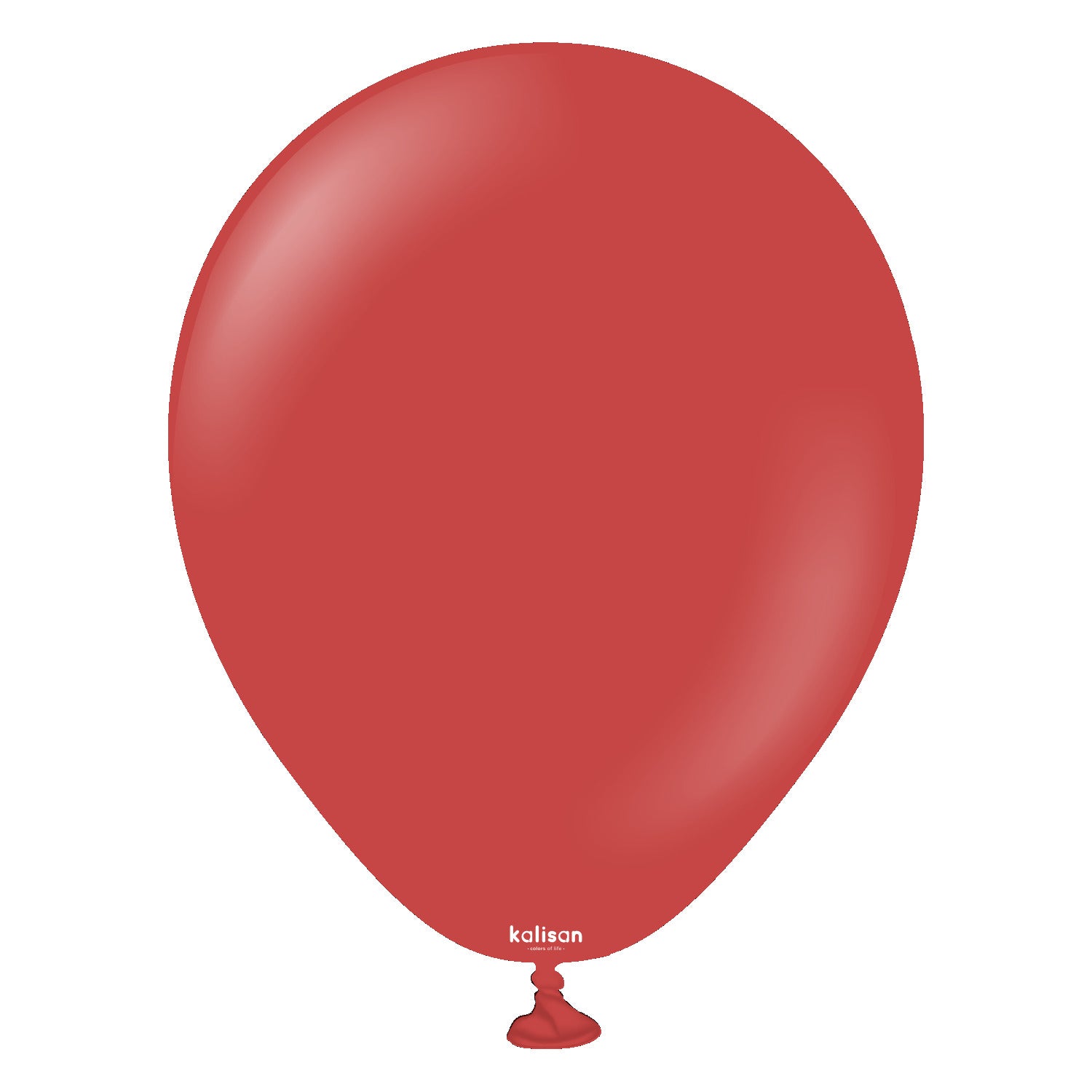 KALISAN BALLOON STANDARD DEEP RED 5" - 100S