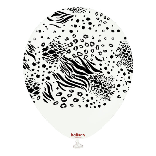 KS BALLOON MUTANT WHITE BLACK 12" - 25S