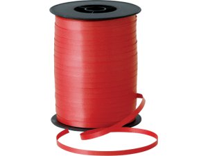 QT CURLING RIBBON RED 5mm - 500m 5MM STANDARD