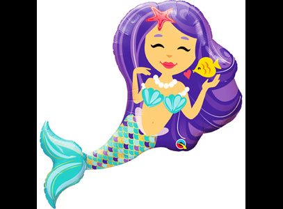 QT FOIL BALLOON ENCHANTING MERMAID 38" 38" Other