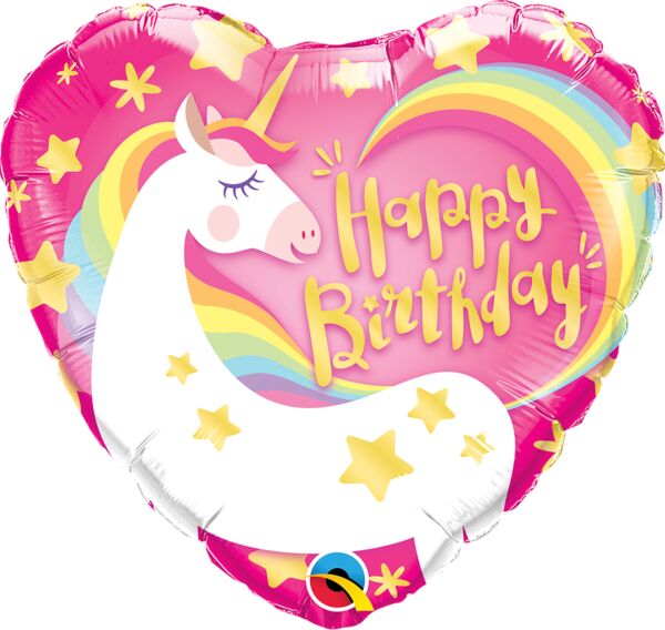 QT FOIL BALLOON BIRTHDAY MAGICAL UNICORN 18" 18" Birthday