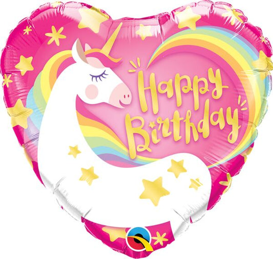 QT FOIL BALLOON BIRTHDAY MAGICAL UNICORN 18" 18" Birthday