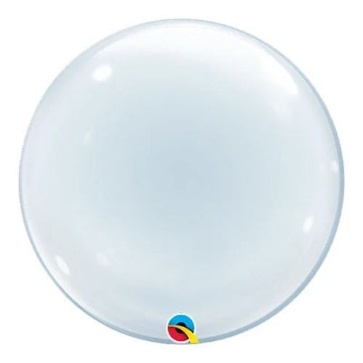 QUALATEX CLEAR BUBBLE BALLOON CLEAR 20"