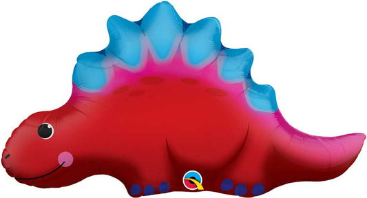 QT FOIL BALLOON CUTE & COLOURFUL STEGOSAURUS 21" 21" Animal