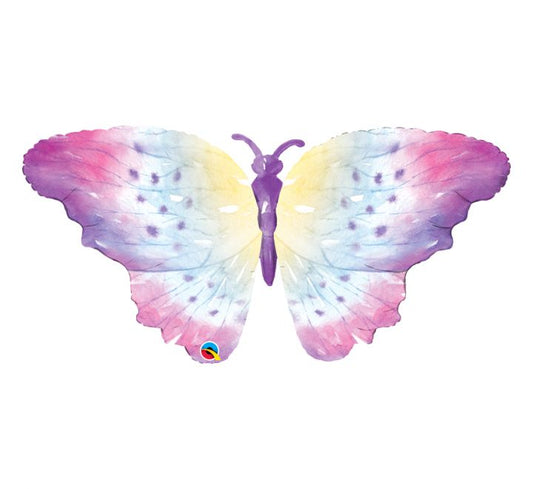 QT FOIL BALLOON WATERCOLOR BUTTERFLY 44" 44" Animal