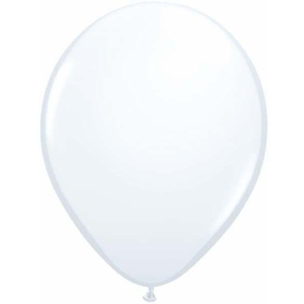 QUALTEX BALLOON STANDARD WHITE 11" - 25S