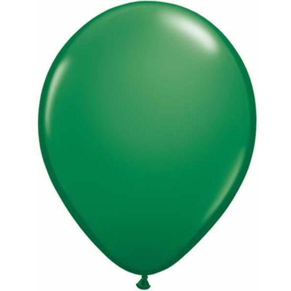 QUALATEX BALLOON STANDARD GREEN 11" - 25S 11" Standard