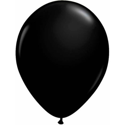 QUALATEX BALLOON STANDARD ONYX BLACK 11" - 25S 11" Standard