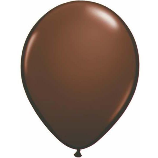 QUALATEX BALLOON STANDARD CHOCOLATE BROWN 11" - 25S 11" Standard