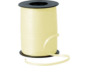 QT CURLING RIBBON IVORY 5mm - 500m 5MM STANDARD