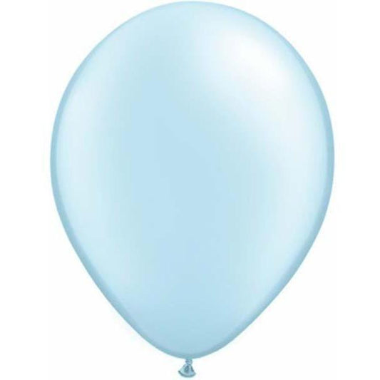 QUALATEX BALLOON STANDARD PEARL LIGHT BLUE 11" - 25S 11" Standard