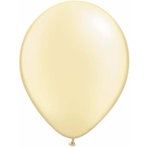 QUALATEX BALLOON STANDARD PEARL IVORY 11" - 25S 11" Standard