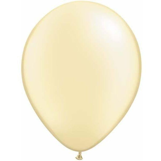 QUALATEX BALLOON STANDARD PEARL IVORY 11" - 25S 11" Standard