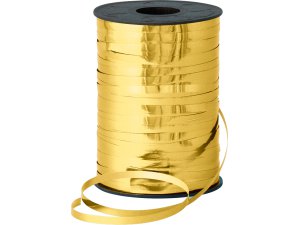 QT METALLIC CURLING RIBBON GOLD 5mm - 250m 5MM METALLIC