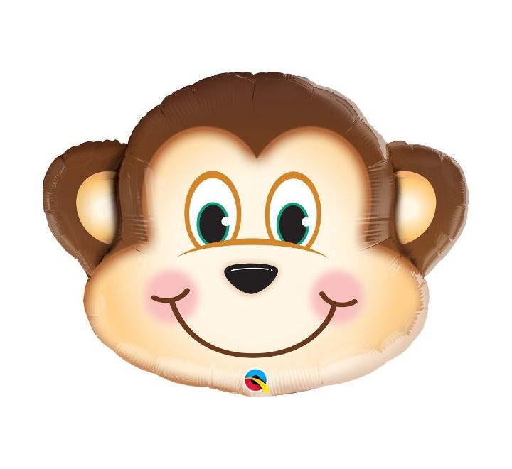 QT FOIL BALLOON MISCHIEVOUS MONKEY 35" 35" Animal